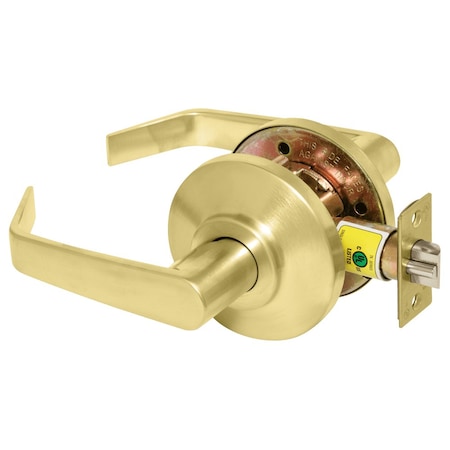 Best Grade 2 Passage Cylindrical Lock, 15 Lever, Non-Keyed, Satin Brass Finish, Non-handed 7KC30N15DS3606